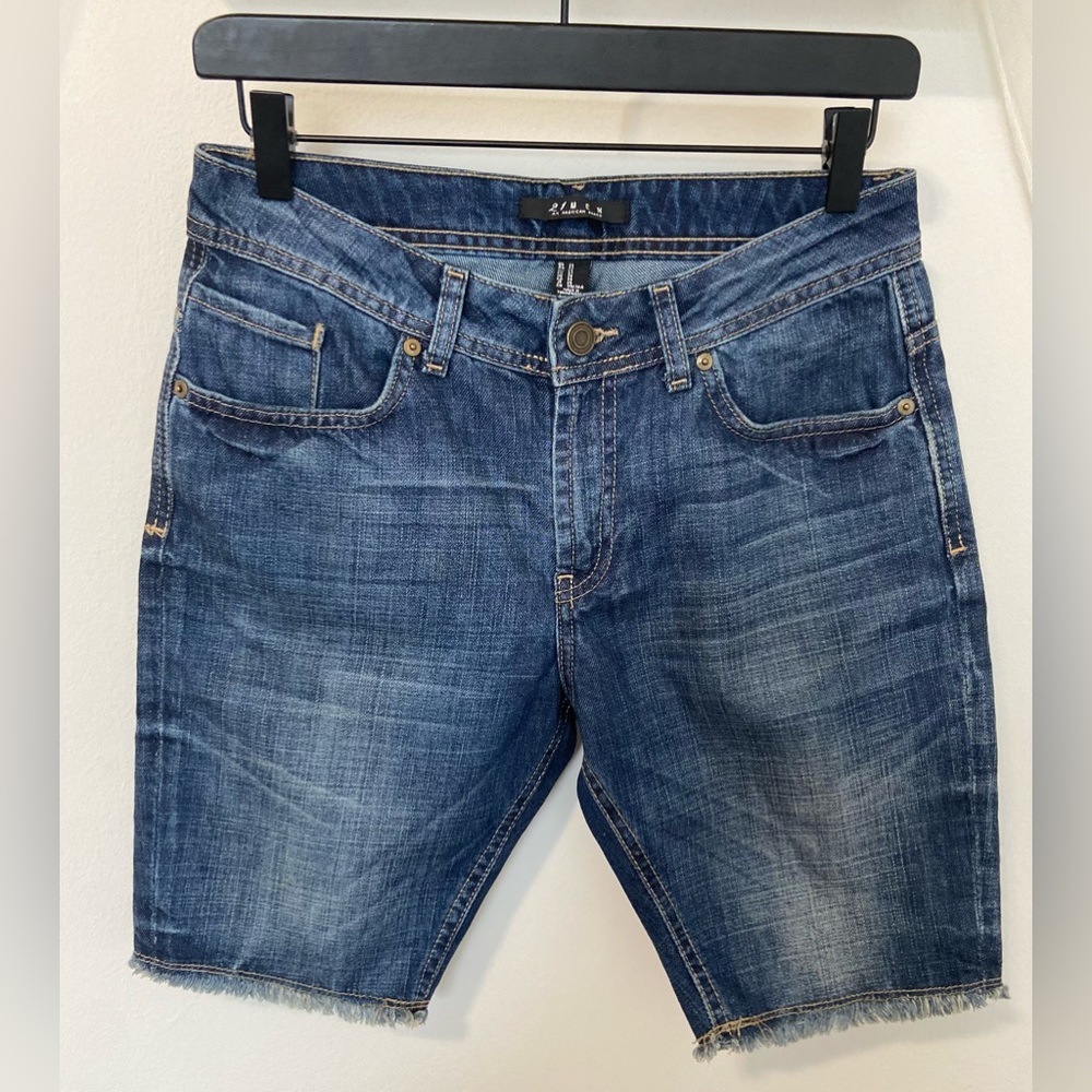 Men's Forever 21 Denim Distressed Shorts